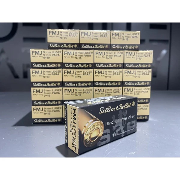 SELLIER & BELLOT cal.9mm PARA FMJ /1000
